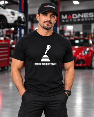 MADNESS Autoworks T-Shirt - MODERN ANTI THEFT DEVICE