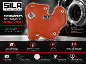 Jeep Renegade Thermal Blanket by SILA Concepts - 1.4L Turbo - Red Silicone/ Fiberglass