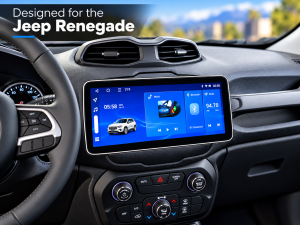 Jeep Renegade Radio Head Unit Upgrade System w/ install Kit - Widescreen Design - T2