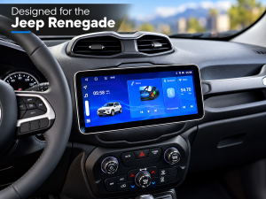 Jeep Renegade Radio Head Unit Upgrade System w/ install Kit - Widescreen Design - T2