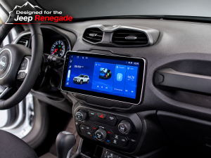 Jeep Renegade Radio Head Unit Upgrade System w/ install Kit - Widescreen Design - T4 Jeep Renegade Radio Head Unit Upgrade System w/ install Kit - Widescreen Design - T4