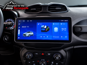 Jeep Renegade Radio Head Unit Upgrade System w/ install Kit - Widescreen Design - T4 Jeep Renegade Radio Head Unit Upgrade System w/ install Kit - Widescreen Design - T4