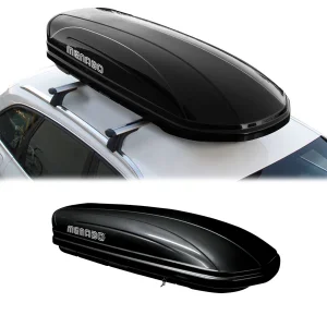 Roof Rack Cargo Box - 11 Cubic Feet - Dual Side Opening - Black