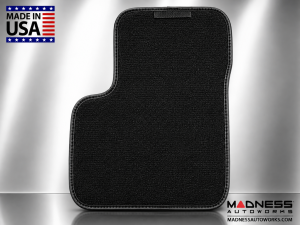 Jeep Renegade Floor Mats - Premium Carpet - LUXUS - Front + Rear Set - Black