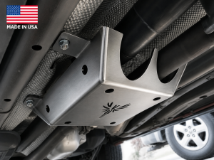 Jeep Renegade Skid Plate - Valkyrie - Rear Drive Shaft - Raw Metal Finish