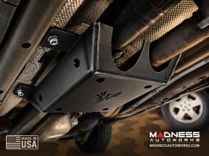 Jeep Renegade Skid Plate - Valkyrie - Rear Drive Shaft - Powdercoated Black