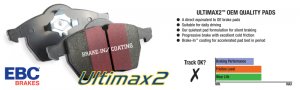 Jeep Renegade Brake Pads - Rear - EBC - Ultimax2 