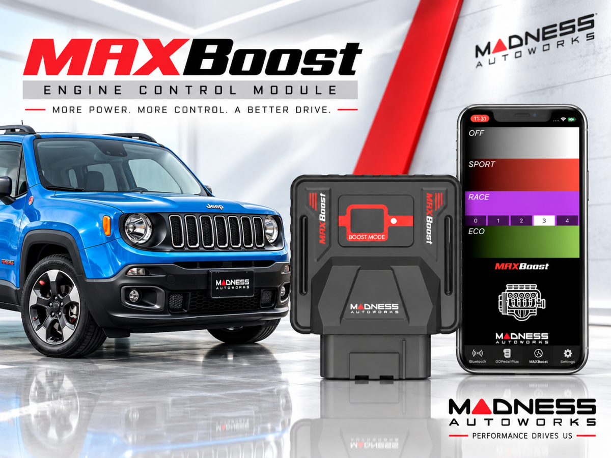 Jeep Renegade Engine Control Module - MAXBoost by MADNESS Autoworks - 1.4L Turbo Jeep Renegade Engine Control Module - MAXBoost by MADNESS Autoworks - 1.4L Turbo