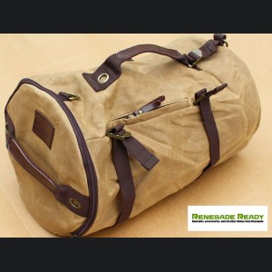 Jeep Backpack - Canvas Duffle Bag With Shoulder Straps