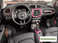 Jeep Renegade Radio Bezel Trim Piece - Pink - Uconnect 3.0/ 5.0 Systems