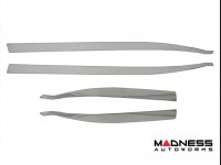 Jeep Renegade Door Trim - Lower Side Molding Kit - Silver Steel
