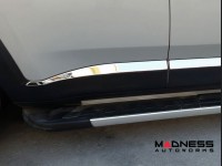 Jeep Renegade Door Trim - Lower Side Molding Kit - Silver Steel