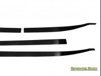 Jeep Renegade Door Trim - Lower Side Molding Kit - Dark Brushed Steel