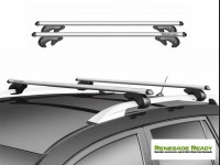 Jeep Renegade Roof Rack Cross Bars - for models w/ factory roof rails - Silver