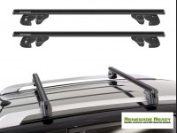Jeep Renegade Roof Rack Cross Bars - for models w/ factory roof rails - Black