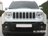 Jeep Renegade Front Fog Light Trim - Carbon Fiber