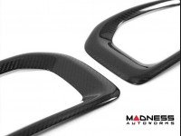 Jeep Renegade Front Fog Light Trim - Carbon Fiber