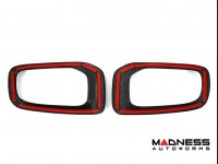 Jeep Renegade Front Fog Light Trim - Carbon Fiber