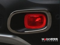 Jeep Renegade Rear Reflector Light Trim - Dark Stainless Steel