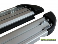 Jeep Renegade Side Steps - APA Running Boards - Black / Aluminum
