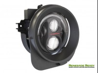 Jeep Renegade Projector Headlights w/ DRL Light Bar - LED - Black