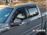 Jeep Renegade Window Deflectors- Husky - Low Profile - Ventvisors - Smoke