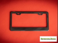 License Plate Frame - 100% Genuine Carbon Fiber (2)