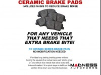 Jeep Renegade Brake Kit - Front - R1 Concepts - Optimum OEp Brake Pads - eLINE Black Drilled + Slotted Rotors