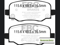 Jeep Renegade - EBC Ultimax2 Brake Pad Sets