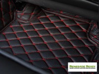 Jeep Renegade Floor Liner Set - Black w/ Red Stitching