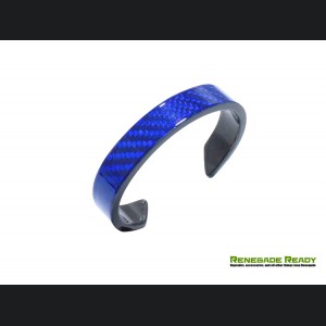 Carbon Fiber Bracelet - Blue Carbon