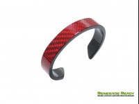 Carbon Fiber Bracelet - Red Carbon 
