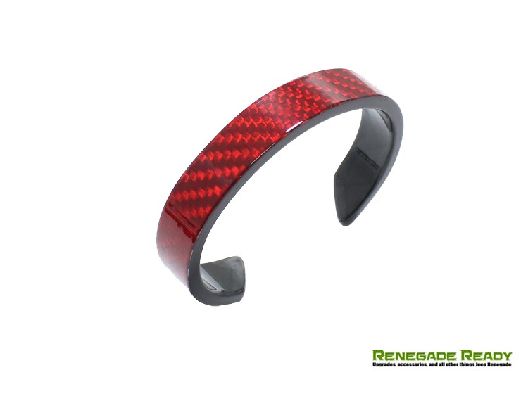 Carbon Fiber Bracelet - Red Carbon 