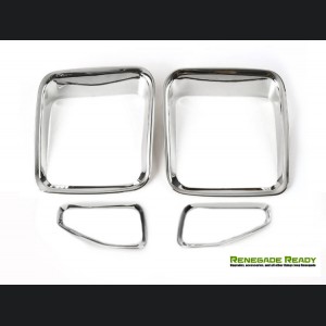 Jeep Renegade Taillight Inner Trim Pieces - Chrome