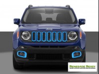 Jeep Renegade Fog Light Trim Kit - Blue