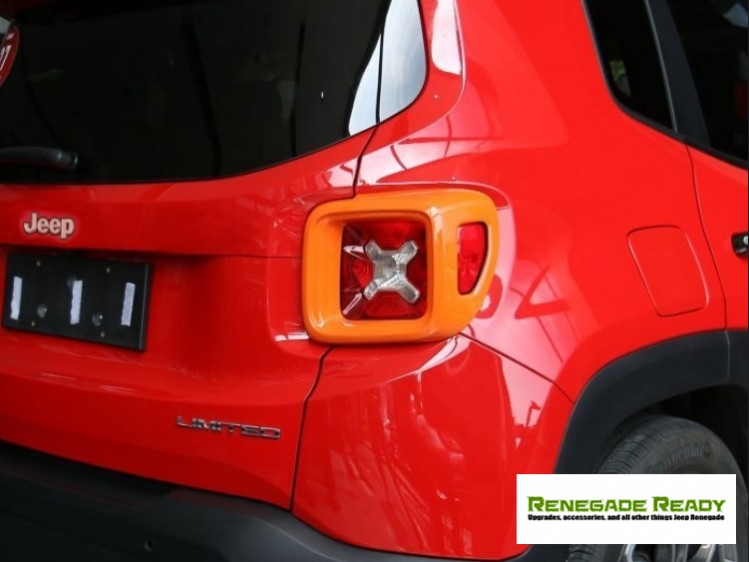 Jeep Renegade Taillight Cover Set - Orange