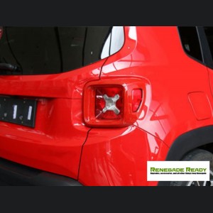 Jeep Renegade Taillight Cover Set - Red