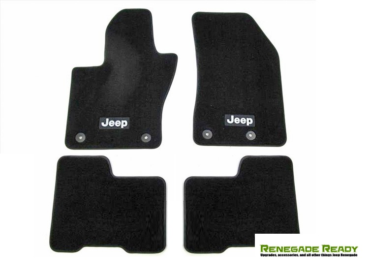 Jeep Renegade Floor Mats - Black Carpet