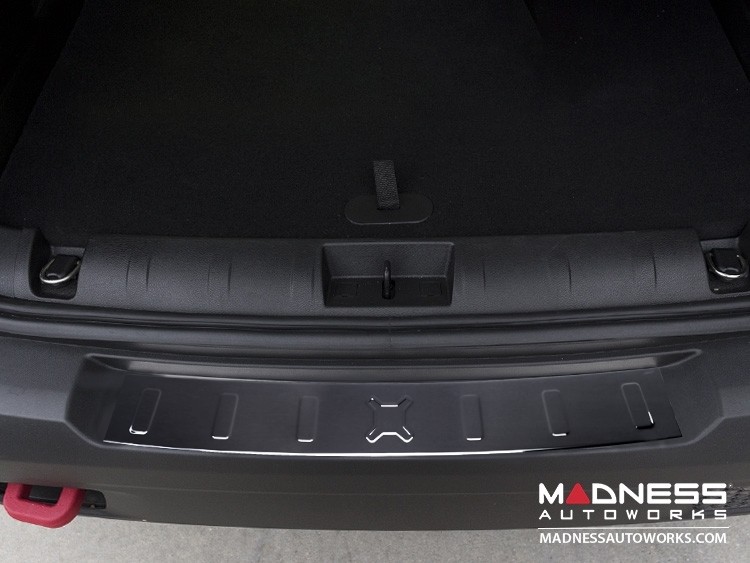 Jeep Renegade Rear Bumper Sill Cover - Black Chrome Stainless Steel