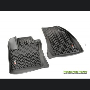 Jeep Renegade Floor Liners - All Weather - Rugged Ridge - Front Only 