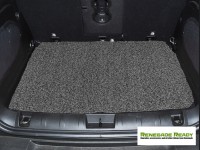 Jeep Renegade All Weather Cargo Mat - Custom Rubber Woven Carpet - Black and Grey 