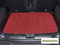 Jeep Renegade All Weather Cargo Mat - Custom Rubber Woven Carpet - Red and Black 