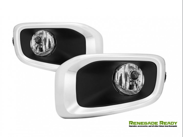 Jeep Renegade Fog Lights - Spyder Auto - OEM Style w/ Switch + Cover