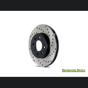 Jeep Renegade Performance Brake Rotor - Drilled - Rear Right