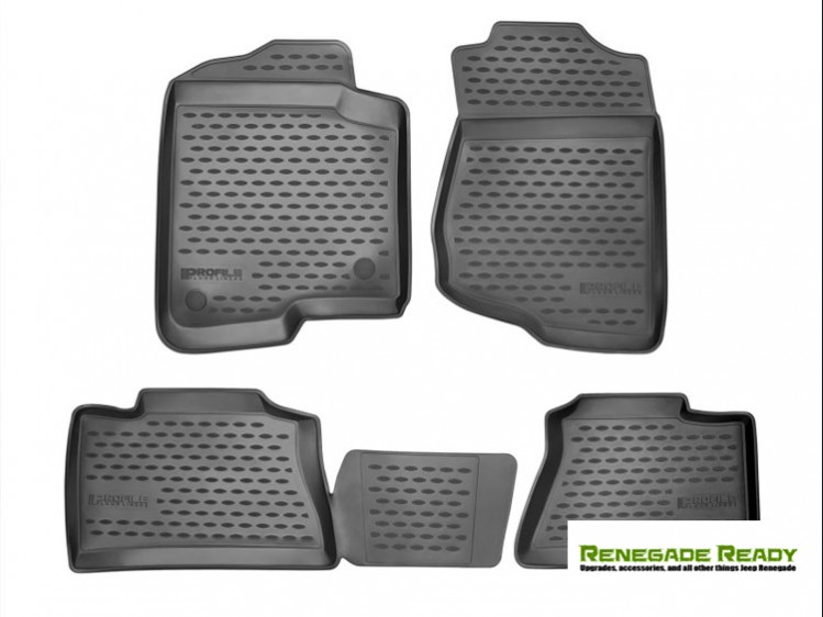 Jeep Renegade Floor Liners - All Weather - Westin - Front + Rear Set