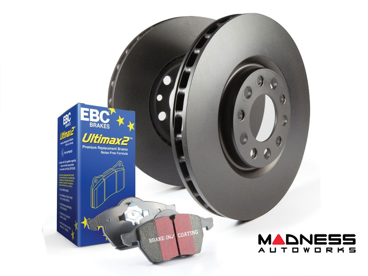 Jeep Renegade Brake Kit - S20 RK Series Premium Rotors - Ultimax2 Brake Pads - Front & Rear