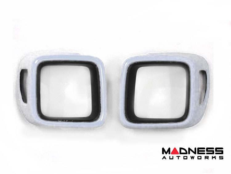 8PCS Lucido Pilastro Messaggi Misura Per Jeep Renegade 2015-2020