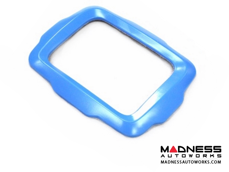 Jeep Renegade Radio Bezel Trim Piece - Blue - Uconnect /  Systems