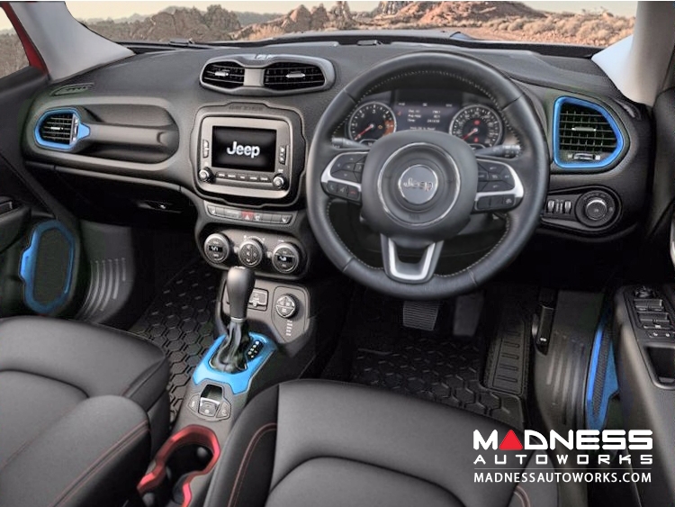 Jeep Renegade Interior Trim Kit - Blue - Right Hand Drive