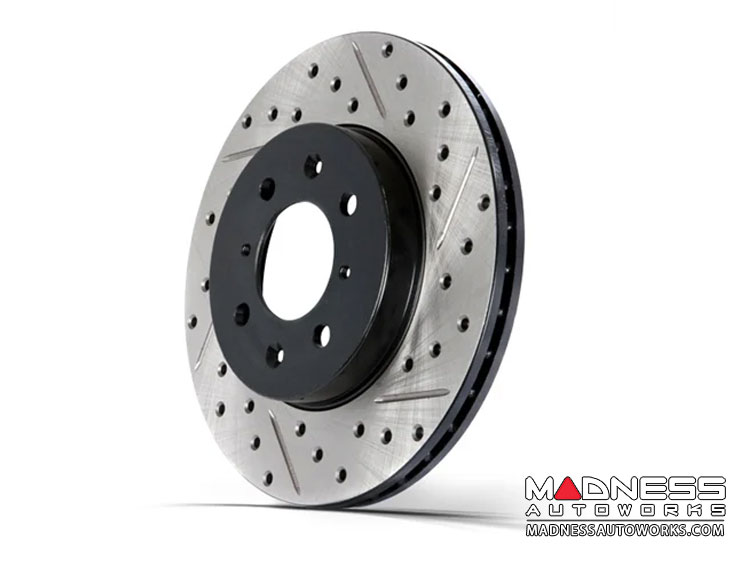 Jeep Renegade Performance Brake Rotor - StopTech - Drilled and Slotted - Front Left